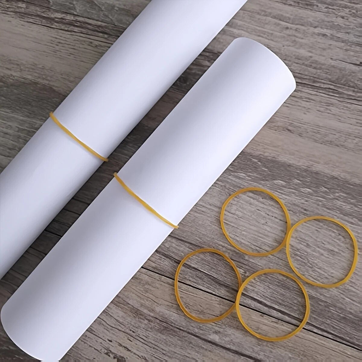 Anneau en caoutchouc élastique réglable jaune, 100/200 pièces, fournitures de bureau pour étudiants, papeterie, élastique, bande de vache