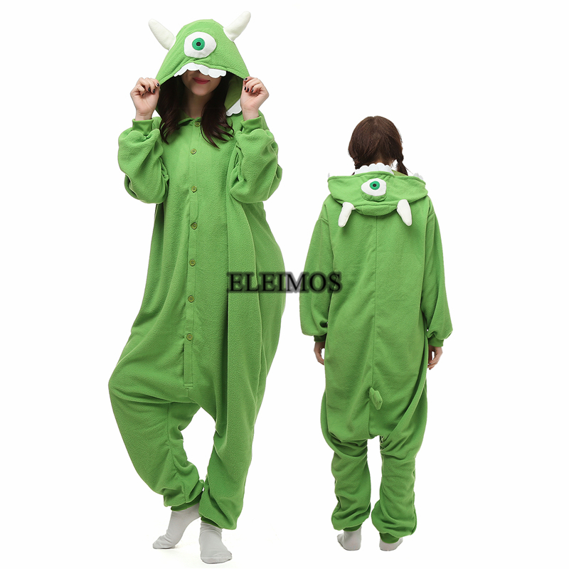 ELEIMOS モンスター着ぐるみカバーオールパジャマ女性男性大人動物ハロウィンパジャマ漫画ホームウェアコスプレ衣装 2XL 3XL