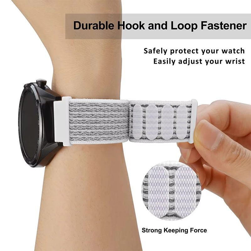 Nylon Watch Band For Samsung Galaxy Watch 6/5/pro/4/Classic/active 2 43mm 47mm 44mm 20mm 22mm bracelet huawei gt 4/2/e/3 strap