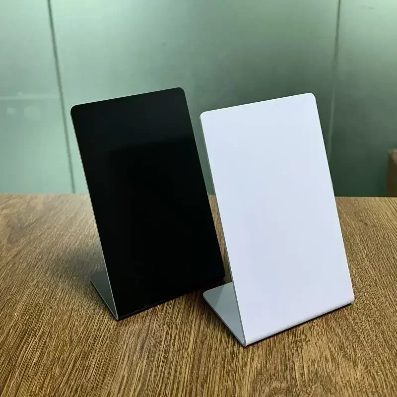 Google Review Standdisplay Weiß Schwarz Leeres Muster 13,56 MHz NFC215-Chip 504 Bytes Musterlose soziale Medien