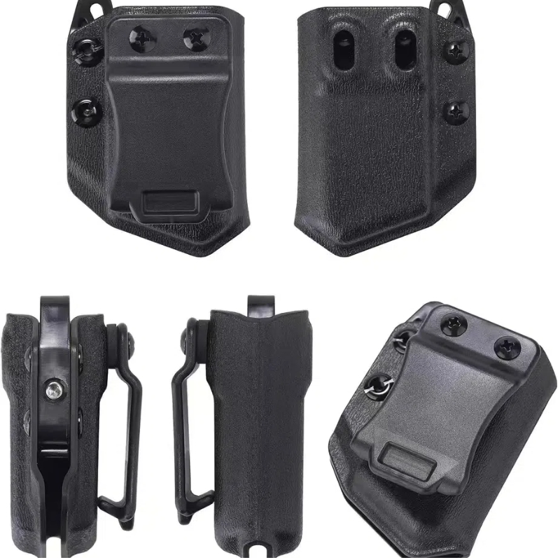 Tactical IWB OWB 9mm .40 universal Belt Clip Single Double Stack Magazine Pouch Holster Mag Carrier Holder for Pistol gun