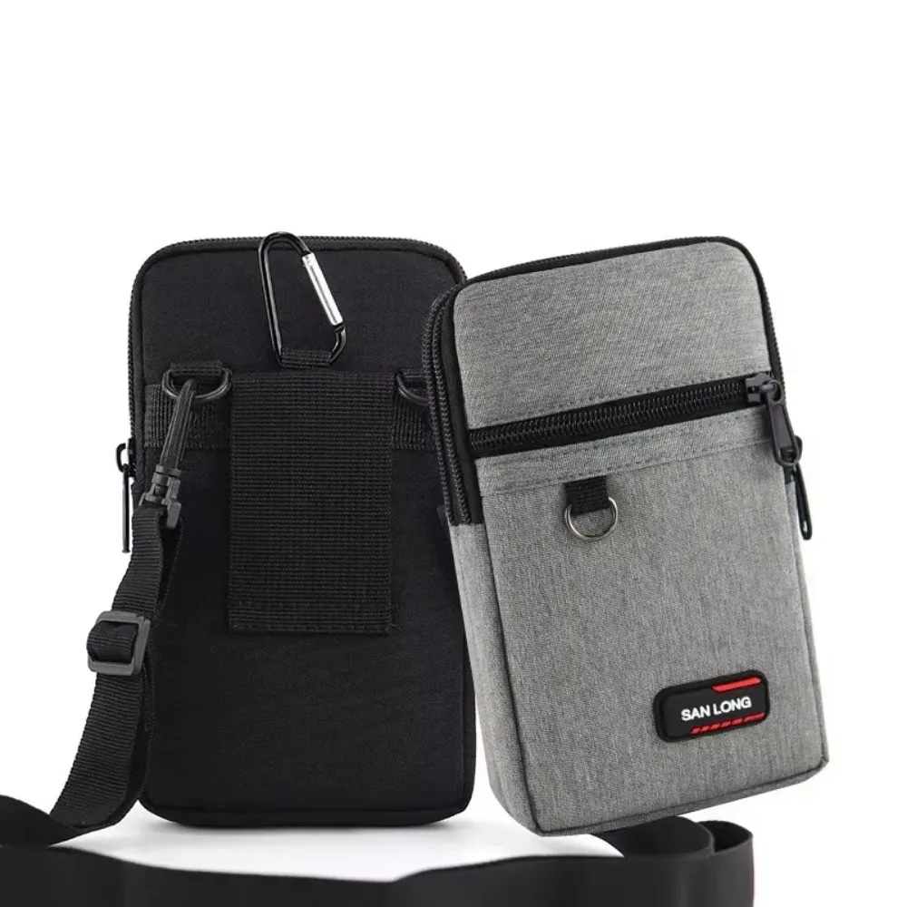 Bolsa de cintura à prova d'água com cinto, camada única/dupla, pochete ao ar livre, homens, mulheres, bolsa de telefone, acampamento, caça, bolsa tática