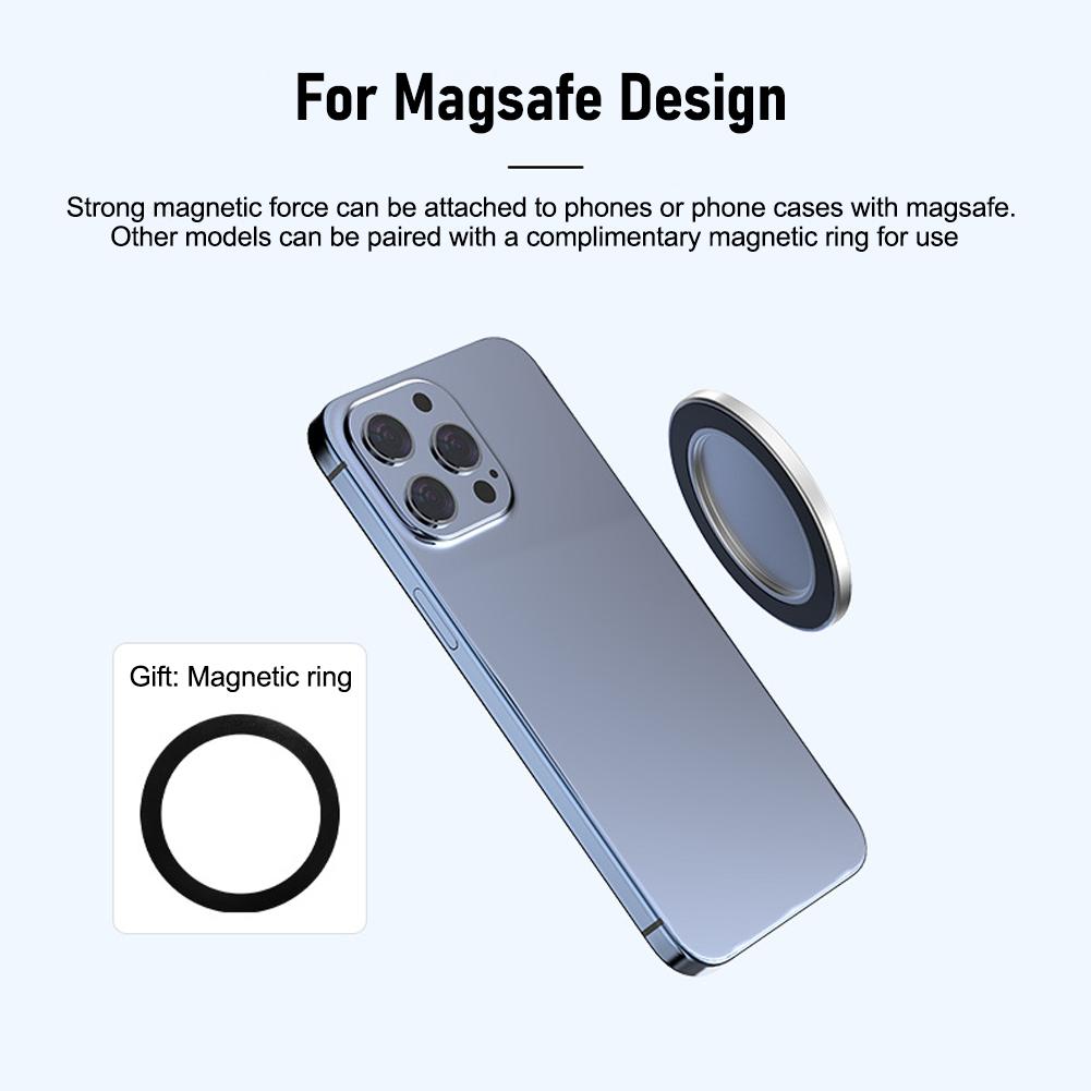 Para Magsafe espejo convexo magnético Smartphone espejo de belleza Video Selfie Vlog espejo magnético para Streaming Selfie