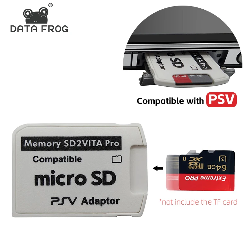 DATA FROG PSVita Memory Micro Card Adapter For PS Game SD Game Card Slot Adapter Converter 3.60 System Memory SD Card Converter