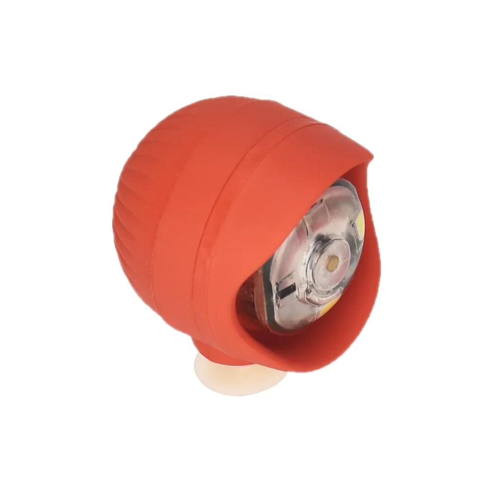 2PCS LED 신발 조명 야간 라이드를위한 매력 장식 액세서리 하이킹 개 산책 신발 매력 악어에 대한 미니 헤드 라이트