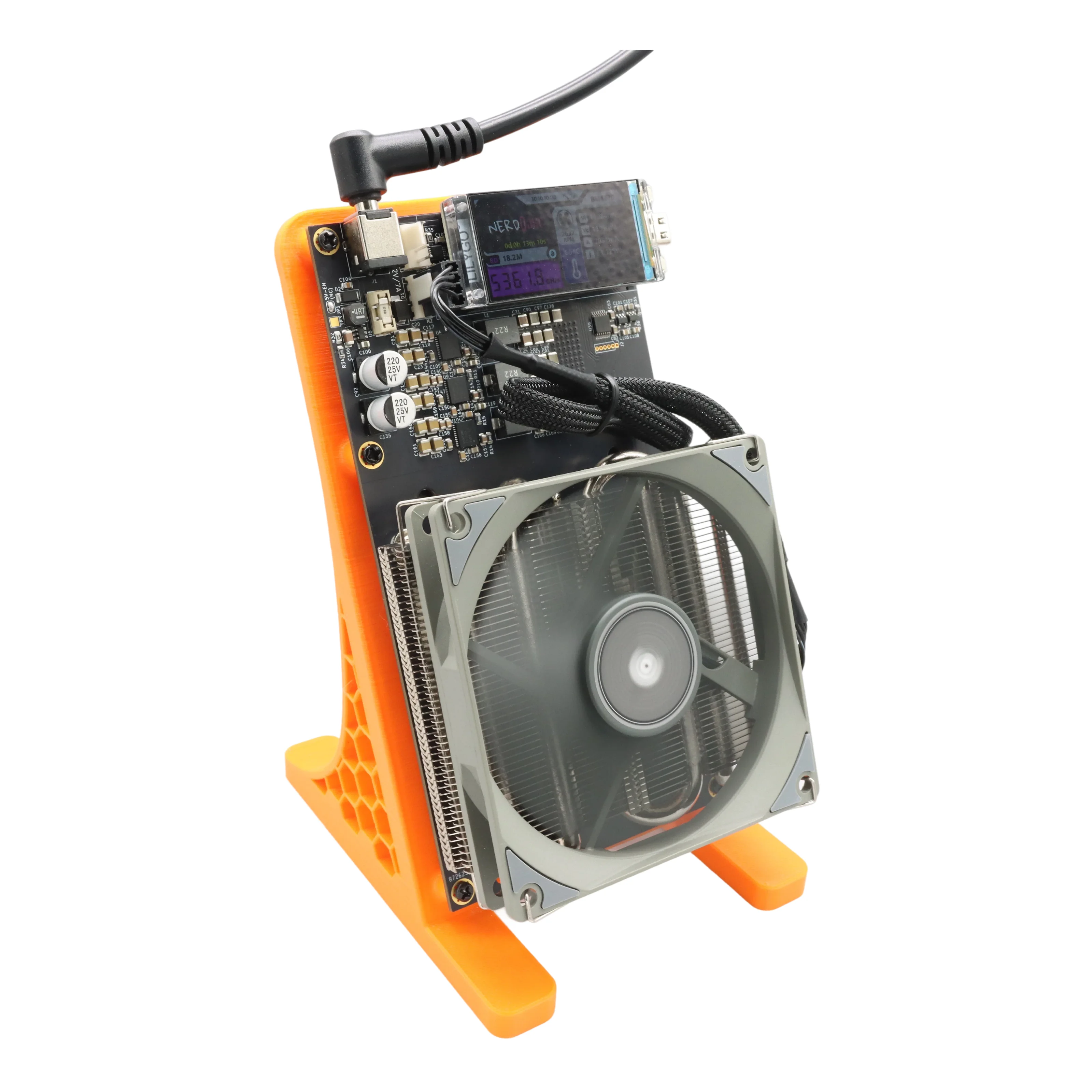 Zupełnie nowy NerdQaxe++ ASIC Miner 4.8TH/s 75W Domowy górnik Bitcoin Open Source