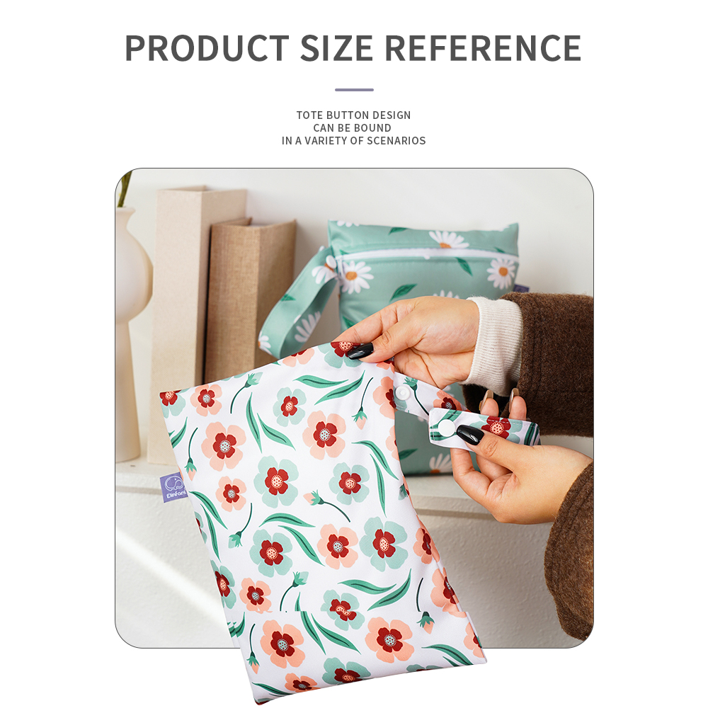 子供用防水インクバッグ,再利用可能,洗える,交換可能なベビーおむつバッグ,ピース/セット,18x25cm