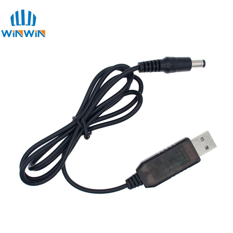 Usb Power Boost Lijn Dc 5v Naar Dc 9v/12v Step Up Module 1M Usb converter Adapter Kabel 2.1x5.5mm Plug voor Arduino WIFI