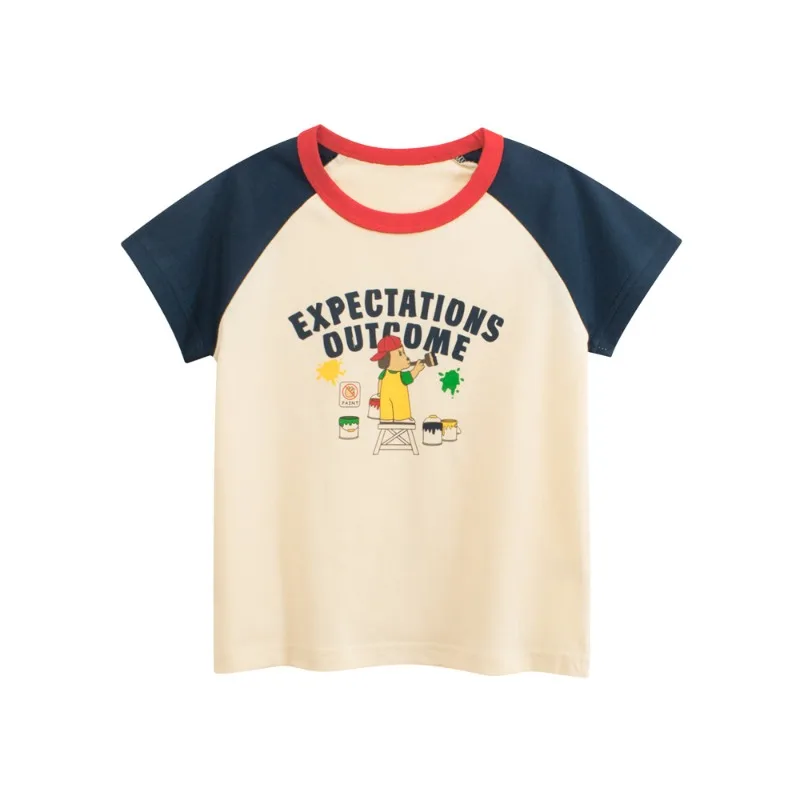 女の子用半袖コットンTシャツ,漫画デザイン,イチゴ,チェリー,カジュアル,子供服,10歳,夏,2020