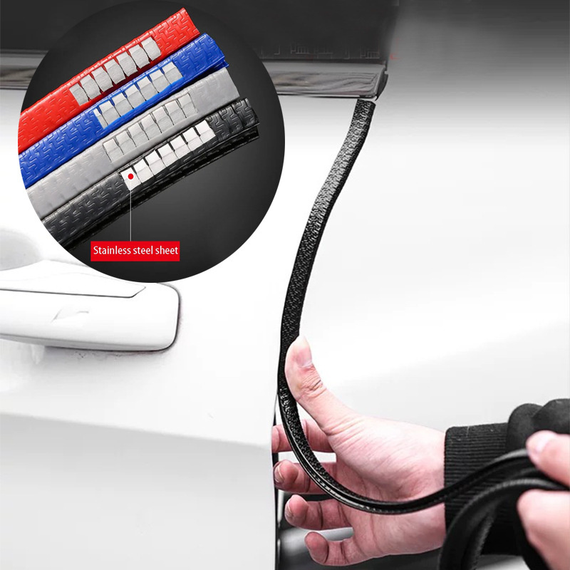 Listwy uszczelniające krawędzie drzwi samochodowych ze stalą w kształcie litery U 2/5/10 metrów Uniwersalne, wodoodporne, dźwiękoszczelne listwy uszczelniające chroniące przed zarysowaniami