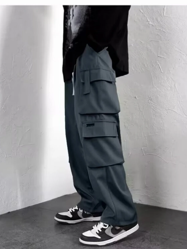 Calça de moletom masculina calças largas homem roupas masculinas ginásio esporte tamanho grande calças dos homens roupas carga y2k agasalho jogger corredores pista