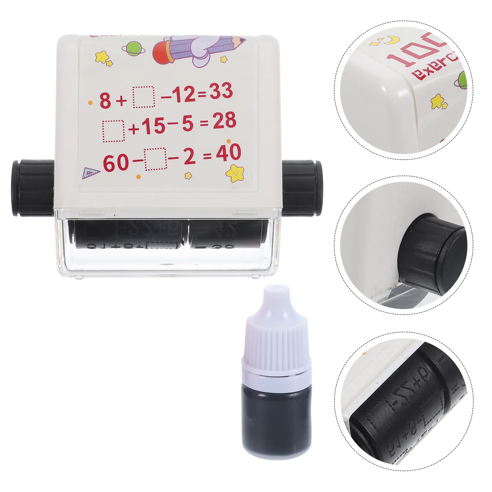 Addition and Subtraction Teaching Stamp Math Scroll Roller Teacher Stamps Small Learning Digital Lovely Postage