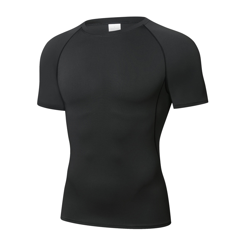 Camiseta deportiva para hombre, Camiseta deportiva de manga corta de secado rápido, top para gimnasio, fitness, camiseta ajustada, camiseta de entrenamiento para correr para hombre