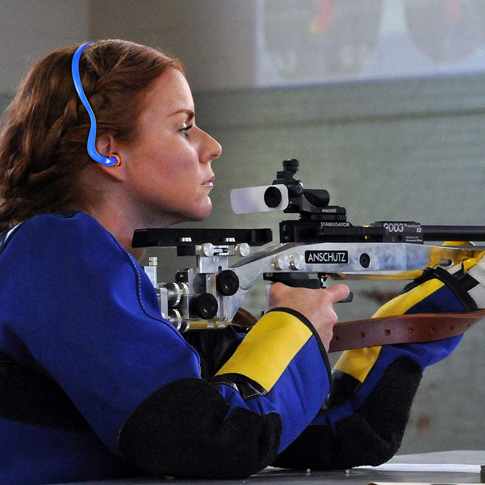 Guguluza 1/2 pçs nadar reutilizável proteção auditiva redução de ruído tampões de ouvido earmuff silicone com fio tampões de ouvido protetor de ouvidos