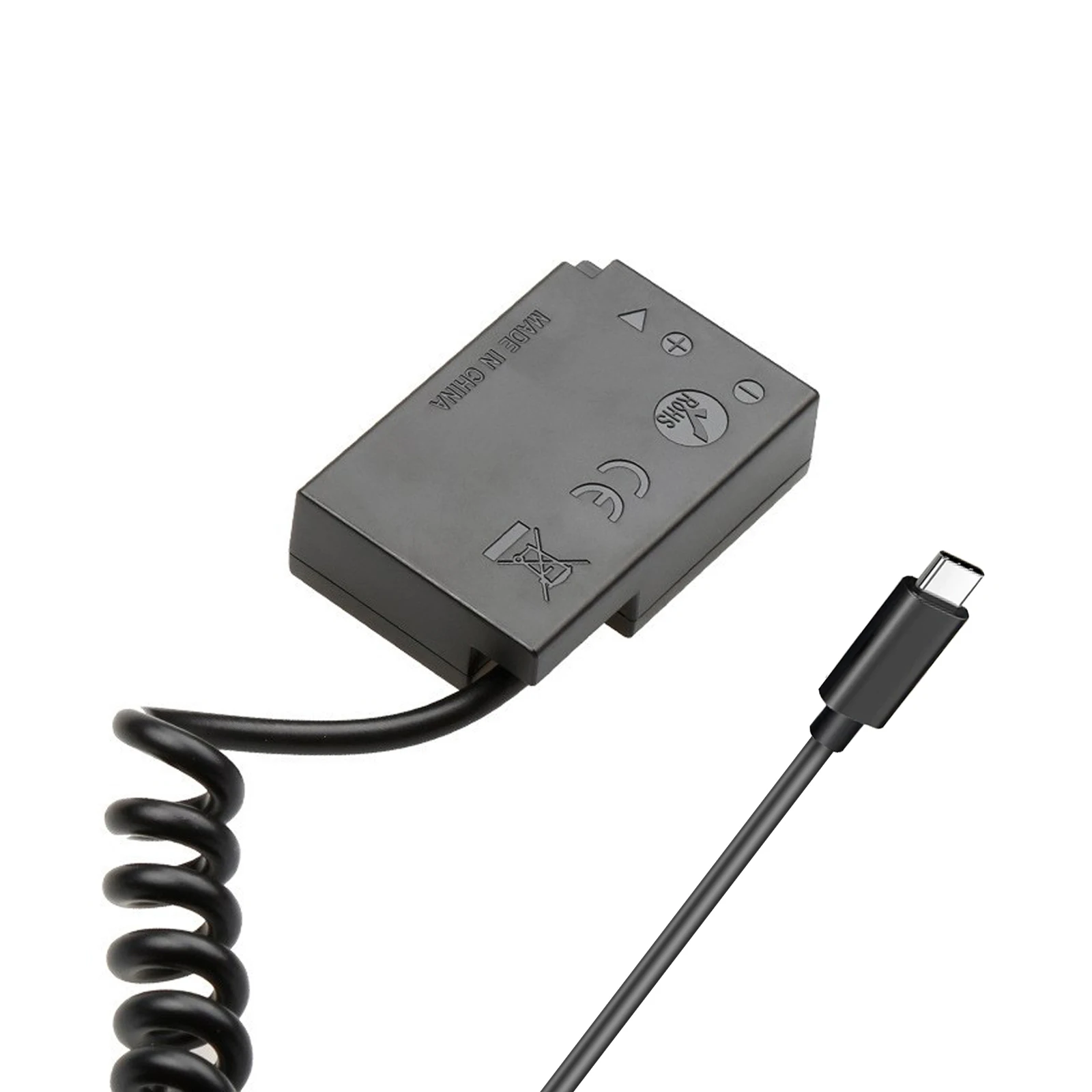USB Type-C to DR-E18 LP-E17 Dummy Battery Canon EOS Rebel T6i T6s T7i T8i RP SL2 SL3 R8 R10 R50 R100 77D 200D 250D 750D 760D