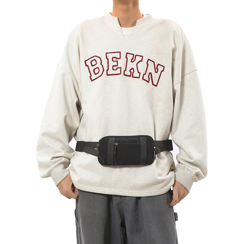 Bolsa de Peito de Lona Estilo Street sex Leve para Esportes ao Ar Livre Bolsa Transversal Amarela de Lona Nylon io Moc...