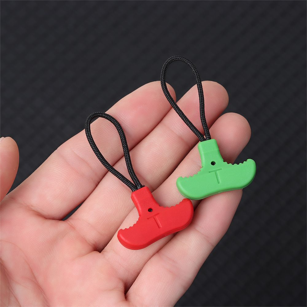 5Pcs Durable  Bags Tent Puller Replacement T-shaped Zipper Pull Fixer Backpack Zipper