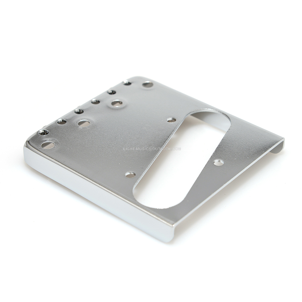 Chrome Vintage Guitar Bridge Brass Saddle Bridge With Screws For Tele Guitar