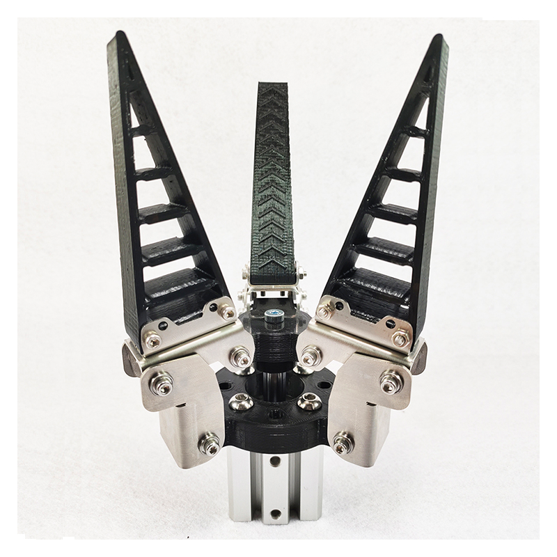 Garra mecánica con efecto de rayos de aleta, brazo de Robot biónico, manipulador Flexible, pinza de suave de dedos, accesorio Flexible, 3kg