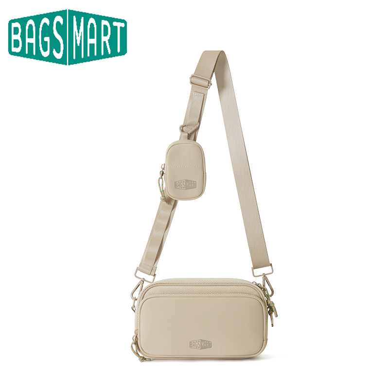 BAGSMART Damska Torba na Ramię, Sportowa Torba Codzienna, Torba na Ramię Bez Użycia Rąk, Portfele, Torba na Pas, Duża Pojemność, Męskie Saszetki Nerki Outdoor