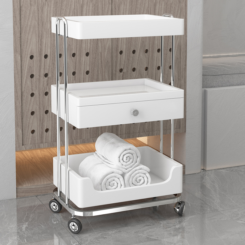 Beauty Trolley Cream Wind Trolley Beauty Salon Special SPA Shelves High-grade Ear Picking Home Storage Tool Trolley