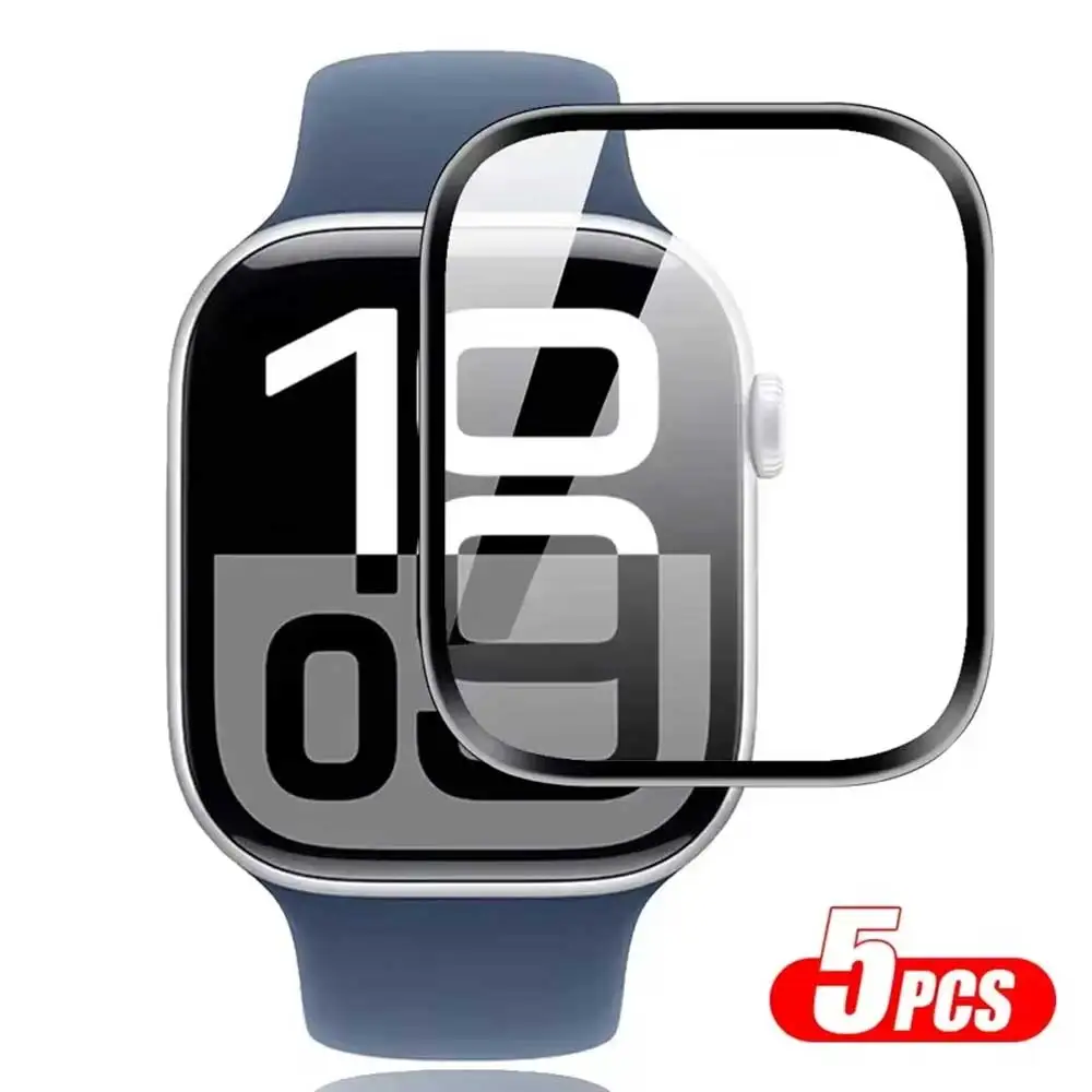 Screen Protector For Apple Watch Series 10-9-8-7-6 5 Se ultra-2 49mm 41mm 45-42-46mm 44mm (Not Tempered Glass) Film Accessories