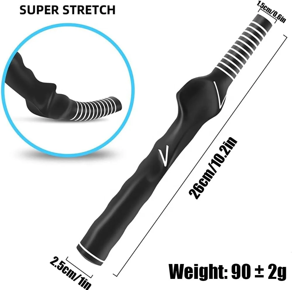 PGM Golf Club Grips Gomma Swing Training Grip Standard Insegnamento Pratica Strumento di Formazione Aiuto per Il Golfista della Mano Destra Sinistra SB001