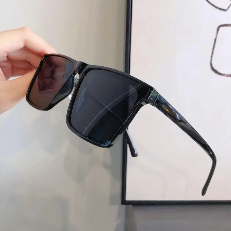 2023 새로운 선글라스 남자 운전 안티 uv 선글라스 오목 모양 숙녀 긴 프레임 선글라스 UV400 Gafas De Sol