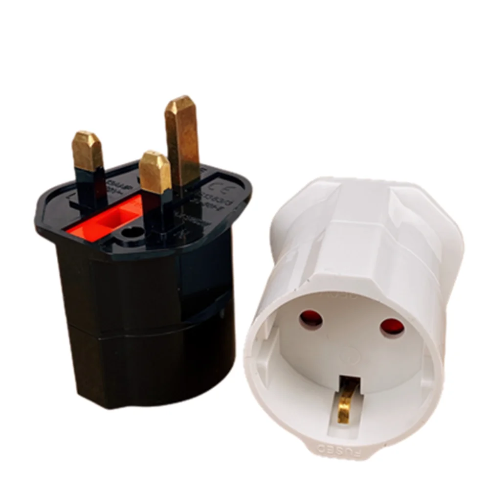 Multifunctional EU ยุโรป UK ปลั๊กอะแดปเตอร์แปลงไฟ 2 ขา 250V 13A ดูไบสิงคโปร์ Universal Adapter
