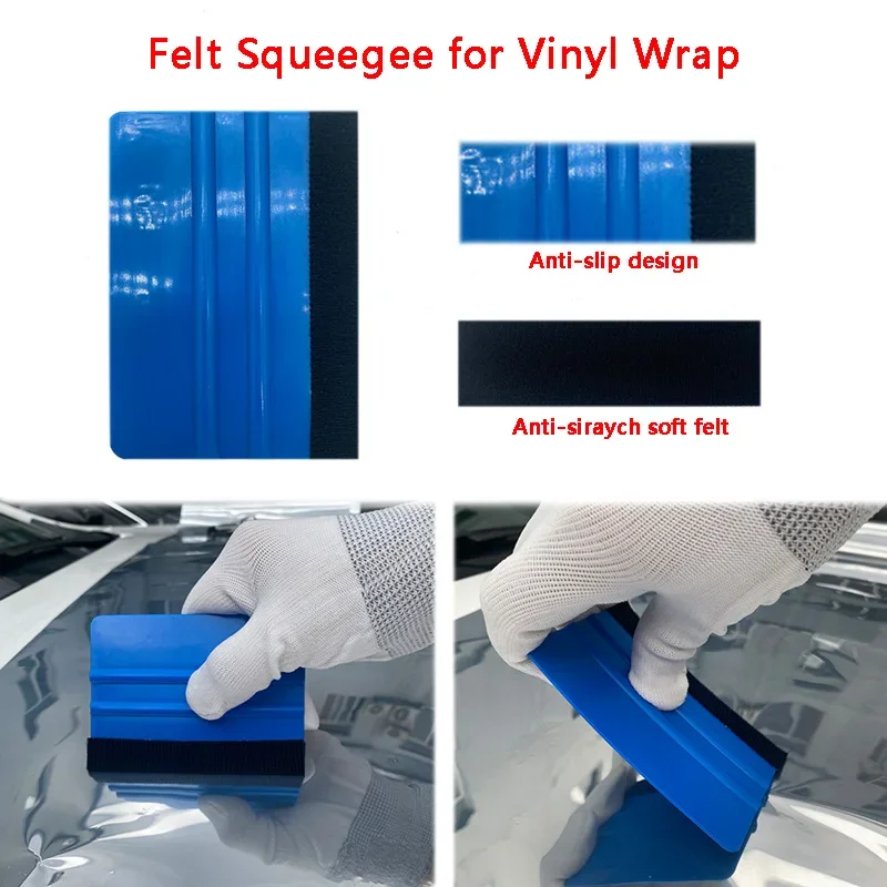 รถฟิล์มห่อชุดเครื่องมือไม้พายไวนิลเครื่องตัดไวนิลสําหรับรถยนต์ Window Tint รถอุปกรณ์เสริมห่อเครื่องมือไม้กวาดชุด
