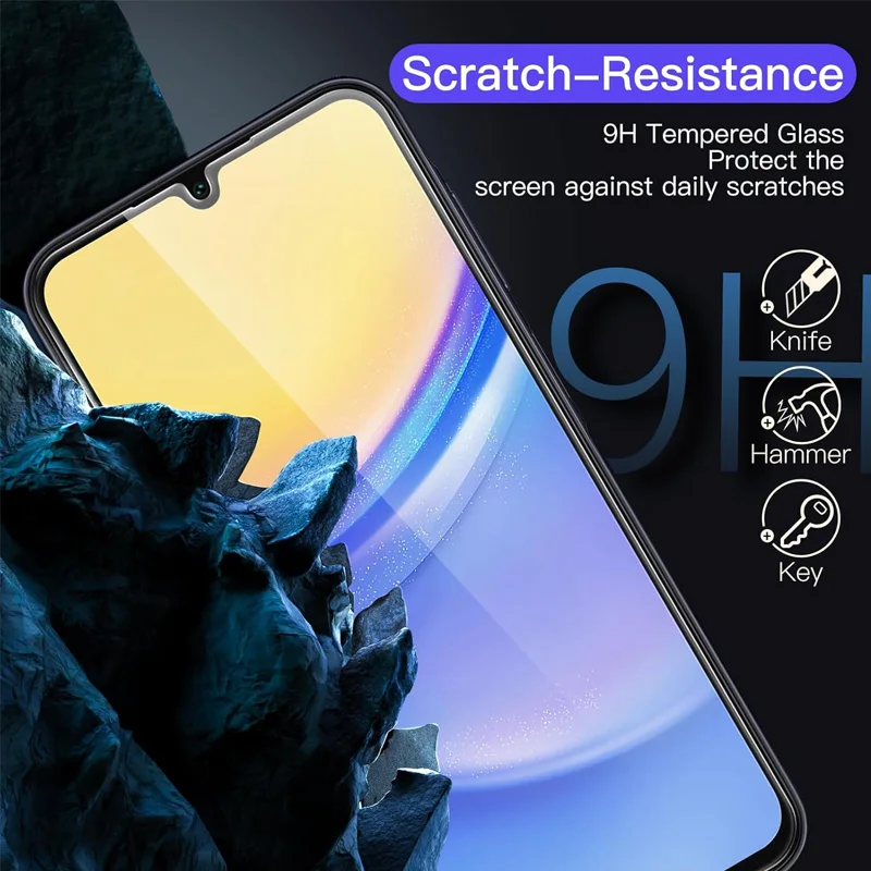 Pellicola 9H per Samsung A15 A16 A56 A36 A14 A25 A24 A55 A53 A52 A52S A51 A34 A35 vetro temperato Samsung Galaxy A15 screen protector