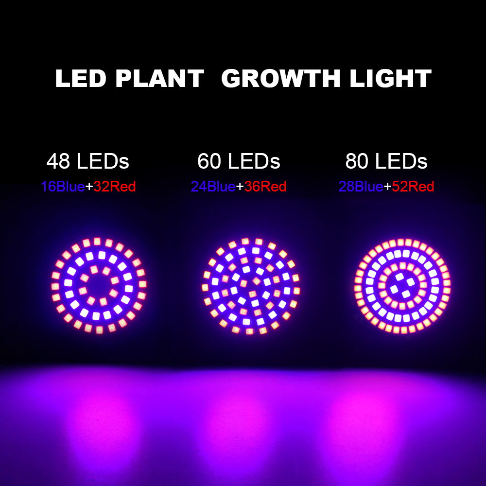 Led crescer espectro completo lâmpada e27 e14 gu10 mr16 220v estufa hidropônica lâmpada crescer luz para planta interior 230v phyto flor lâmpada