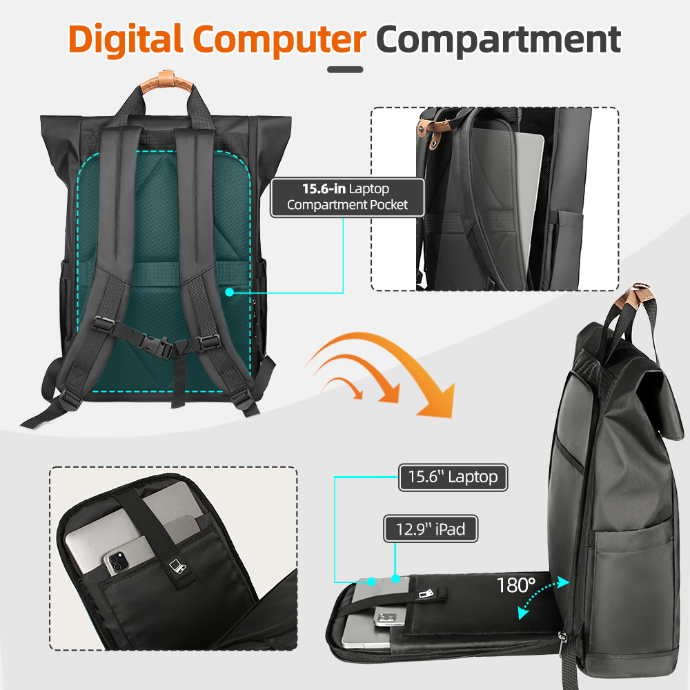 Heroic Knight Reise Männer Rucksack Multifunktions Erweiterbar Laptop Tasche USB Port Im Freien Wasserdichte Wandern Pack Für Männliche Anti-diebstahl