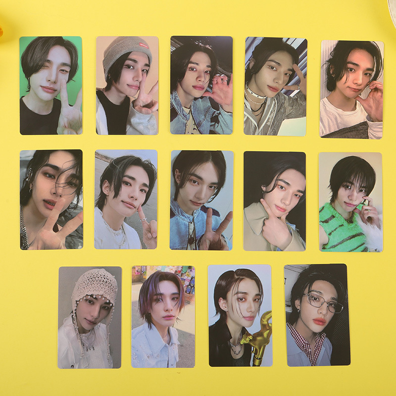 KPOP Korean Idols Photocard HYUNJIN FELIX Changbin Bangchan ATE Album Lomo Cards Photobook Card Poster Postcard Fans Collection