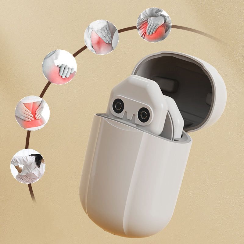 Electric Smokeless Moxibustion Device Neck Shoulder Heated Therapy Herbal Medicine Acupoint Massage Body Relaxation Massager