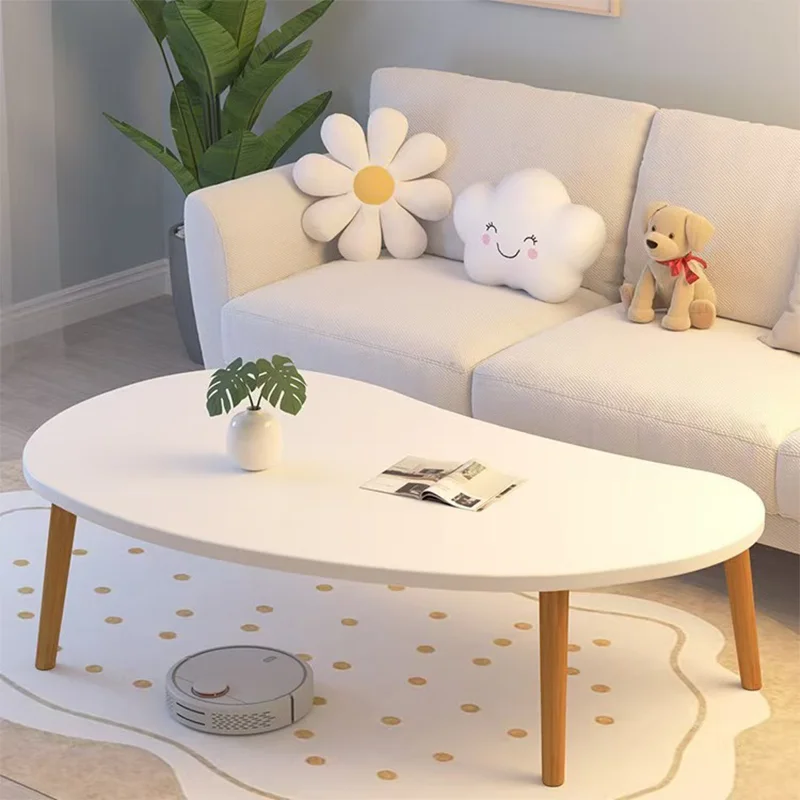 Nova mesa de centro sala estar quarto pequena mesa nordic sala estar decoração casa adota moderno e minimalista creme estilo mesa computador