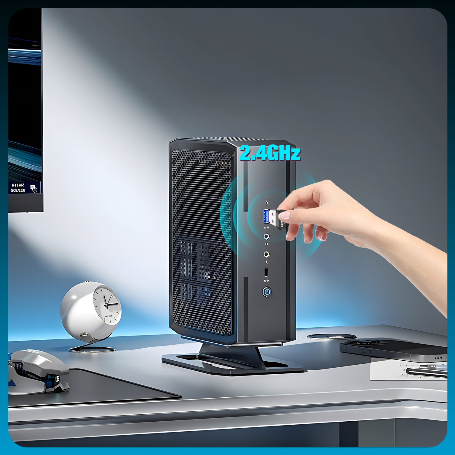 Giá Rẻ!!!!!! Không Dây Mini USB Wifi 802.11N 150Mbps USB2.0 Đầu Thu Phát Mạng Dành Cho Máy Tính Để Bàn Laptop Windows 7 8 10 11