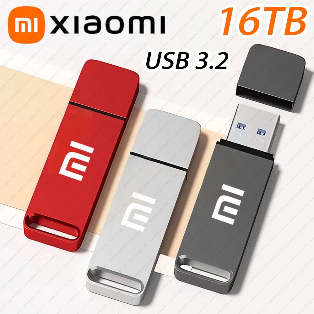 Unidad Flash Xiaomi 2TB USB 3,2 transferencia de alta velocidad Metal tipo C U Flash SSD Mini unidad Flash portátil memoria unidad U impermeable