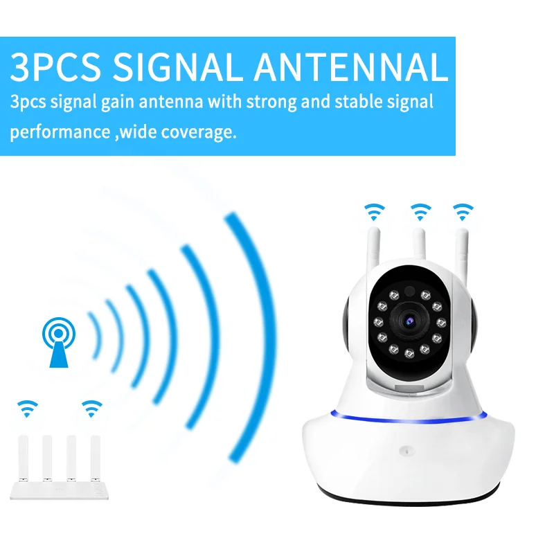 Yoosee WIFI IP Camera Smart Home Two Way Audio Pan Tilt 1080P Wireless Security CCTV Camera Support RJ45 Port