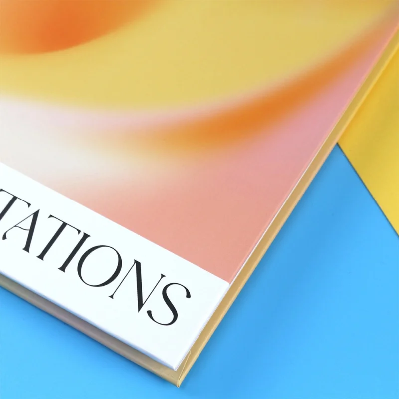 Custom. Top Sale Hardcover Genaaid Binding Met Glanzende Folie Stempelen Boekdrukservice