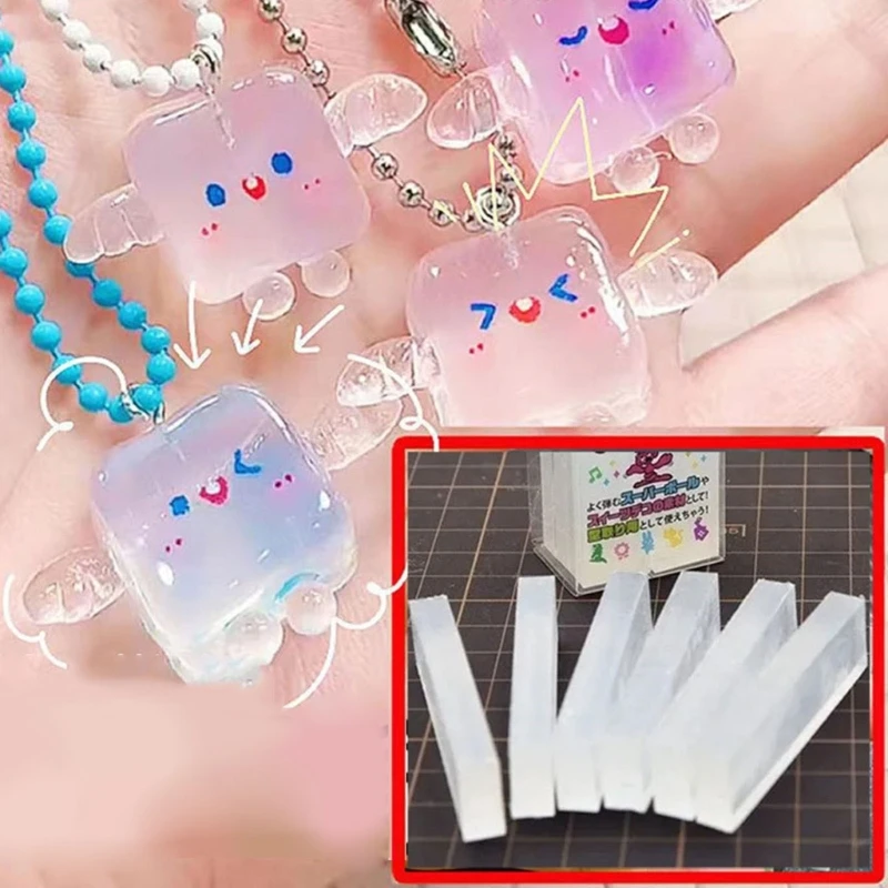 R3MC 成形可能なプラスチック ストリップ DIY 樹脂アート用モデリング粘土熱可塑性ストリップ