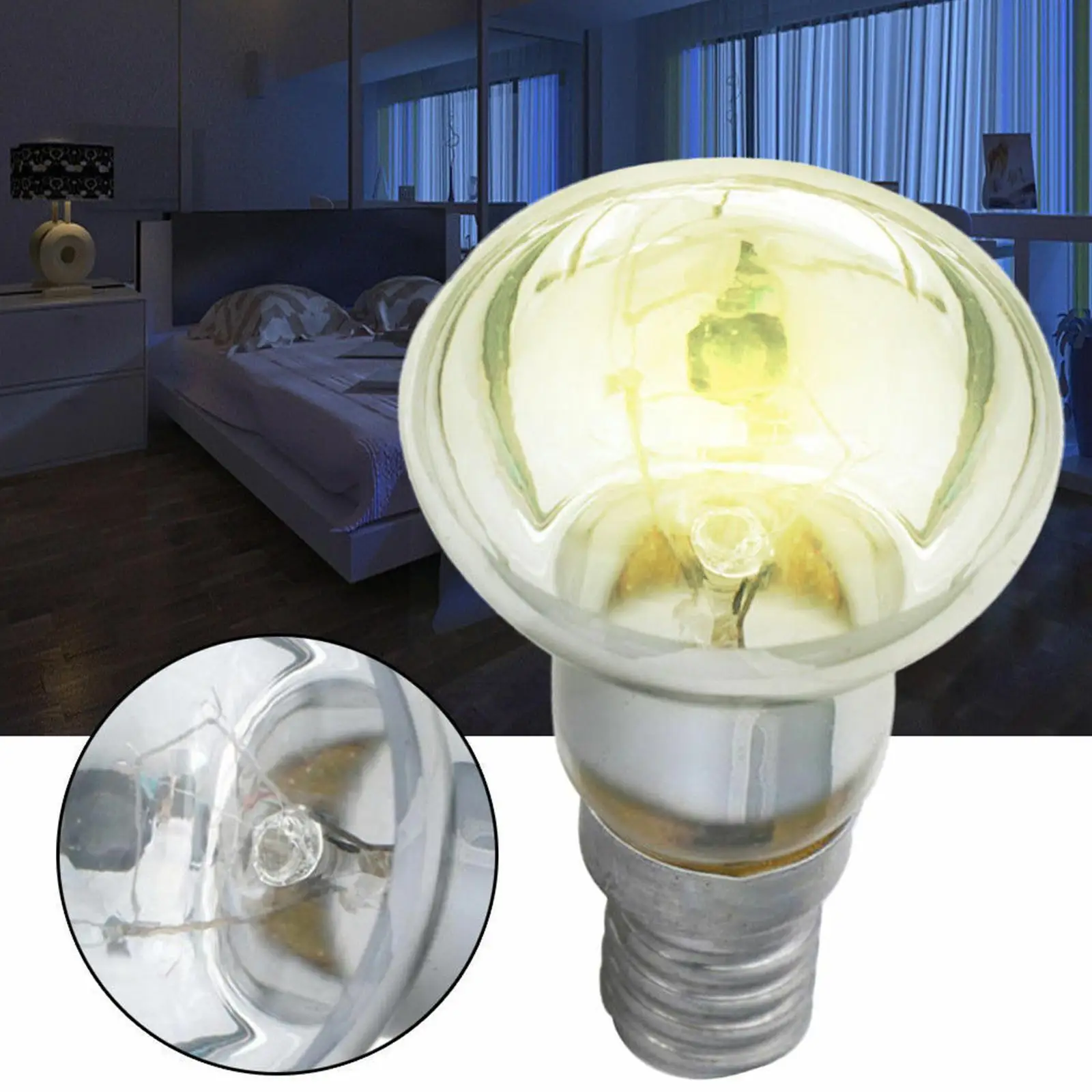 E14 Thay Thế Dung Nham Đèn SES 30W R39 Phản Quang Bóng Đèn Dây Tóc Trang Trí Đèn Xông Dung Nham Nhà Đèn Đèn K7E3