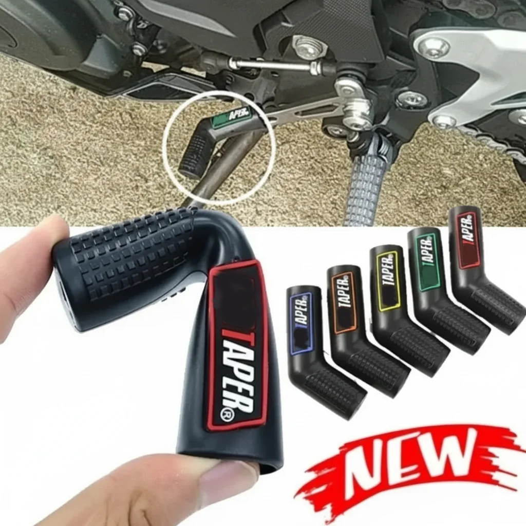 Universal motocicleta borracha alavanca de mudança engrenagem capa taper shifter sapato protetor para mt07 mt10 ninja 400 z750 r6 sujeira pit bike