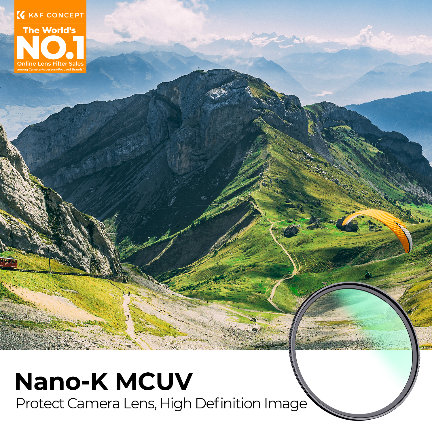 K&F Concept 37-105 мм Объектив с УФ-фильтром MC Ультратонкая оптика с многослойной защитой 37 мм 49 мм 52 мм 58 мм 62 мм 67 мм 77 мм 82 мм