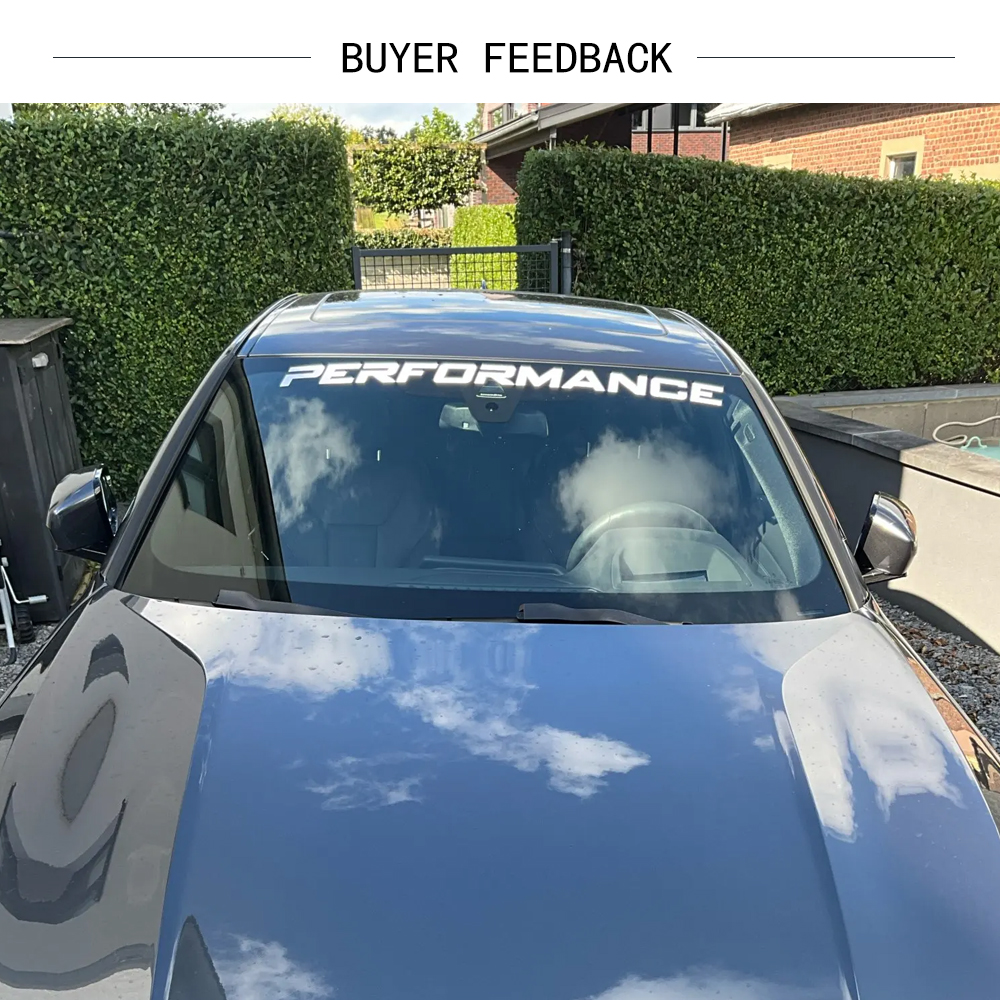 車のフロントガラスステッカーグラフィックパフォーマンスフロントガラス装飾デカールビニール DIY ラップ装飾自動パラチューニングアクセサリー