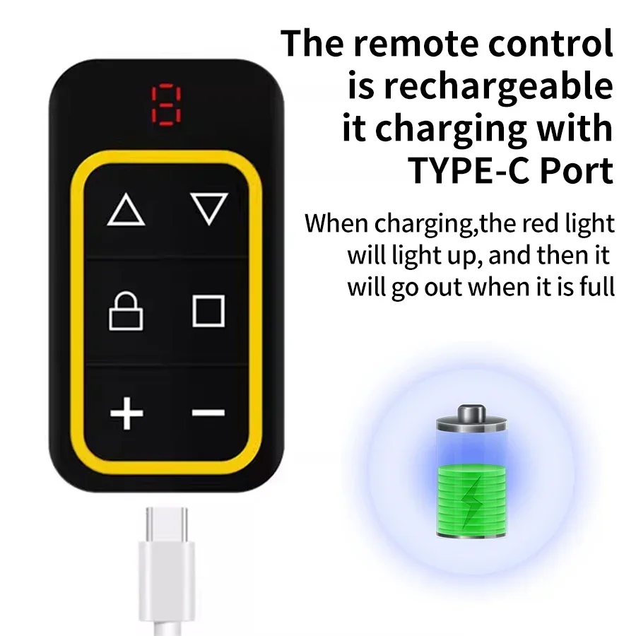 Universal 8 in 1 Garage Remote 300-915MHZ Multi-frequency Face to Face Copy Door Gate Remote Control Duplicator Remote Control