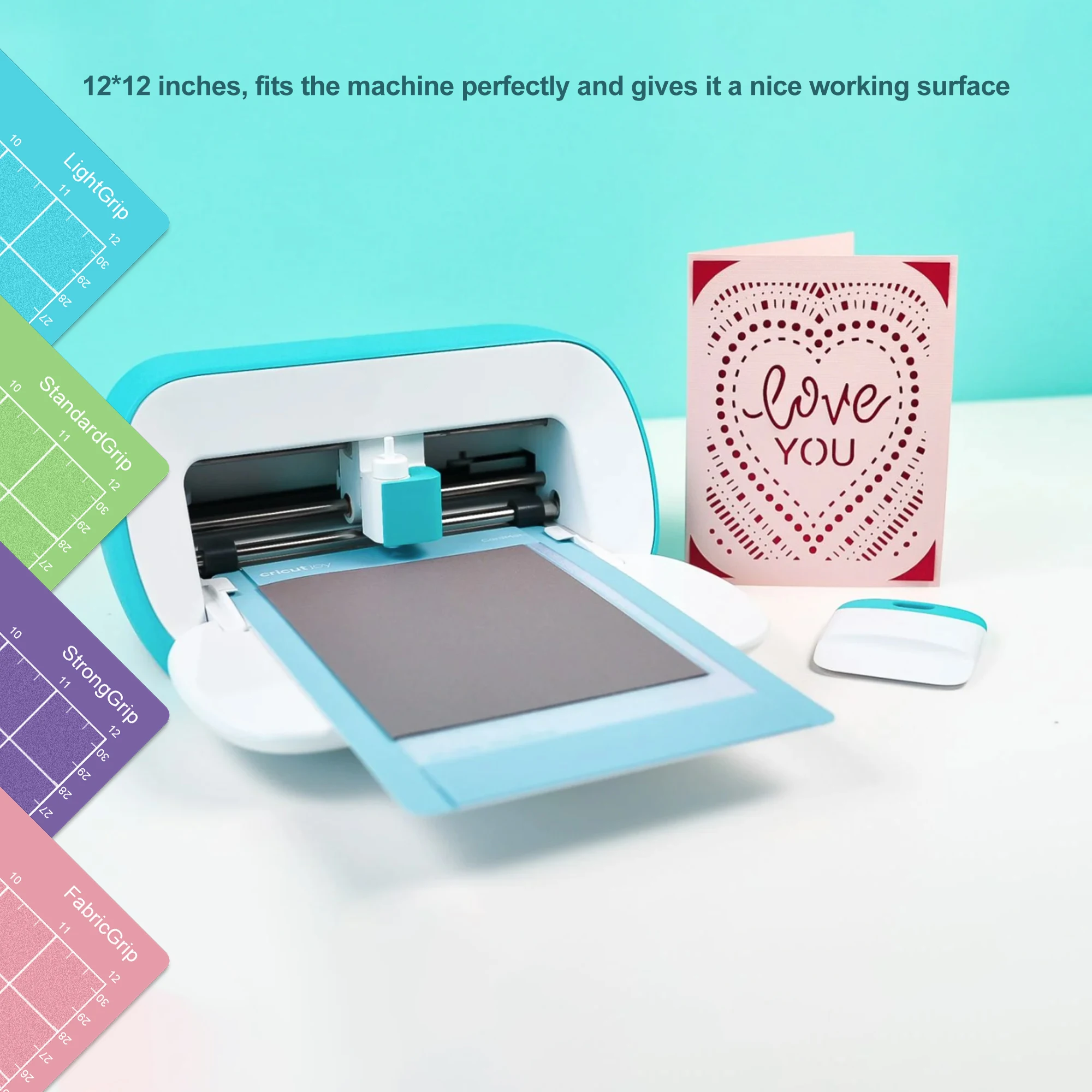 3pcs, 6.5*4.5 inch Portable Replacement Embossed Silhouette Cutting Mat for Cricut Joy, Suitable for Craft Mak