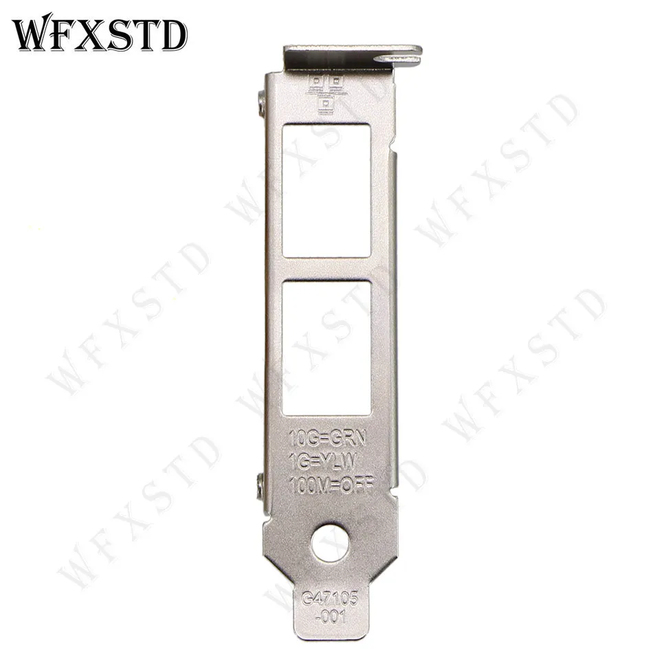 1pcs Low Baffle Profile 2U Bracket For Intel X540-T2 X550-T2 E10G42BT 10G Network Card Support Board