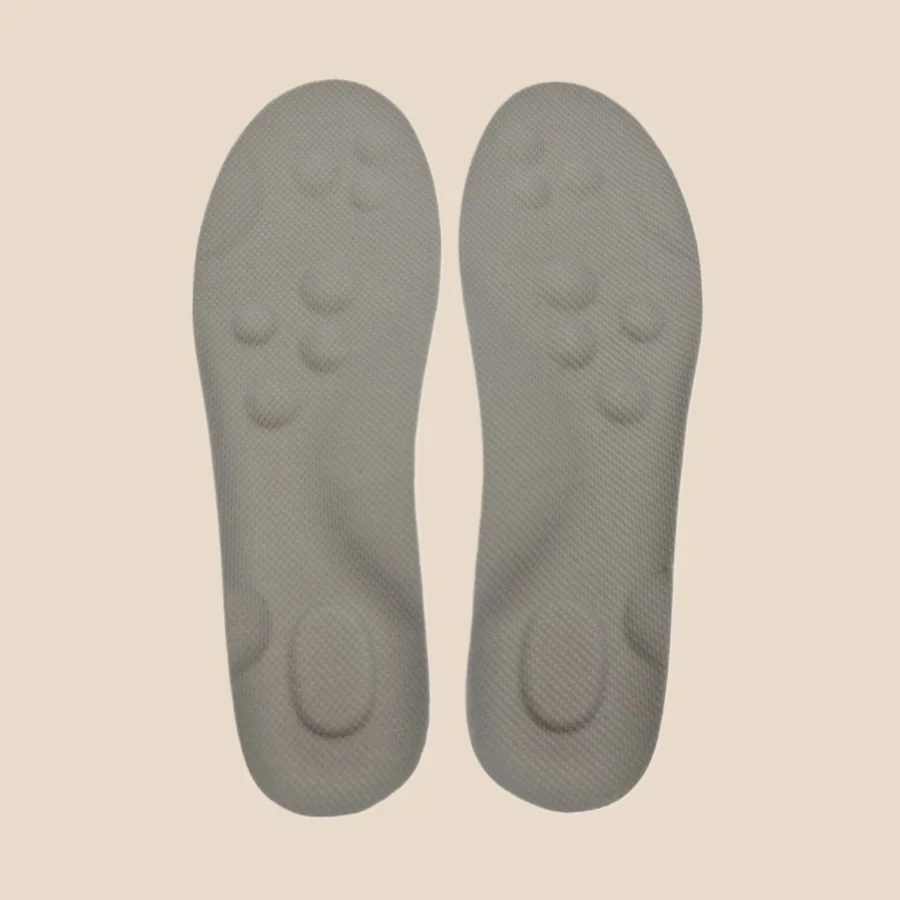 1 paio 4D scarpe morbide solette per piedi fascite plantare soletta supporto arco inserti ortopedici sport assorbimento degli urti cuscinetti per scarpe