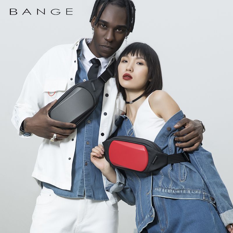 Bange eva saco de peito multifuncional crossbody ombro mensageiro saco leve anti-roubo anti-mancha à prova dwaterproof água pacote de viagem curta